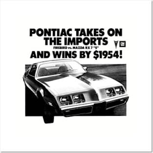 PONTIAC FIREBIRD - advert Posters and Art